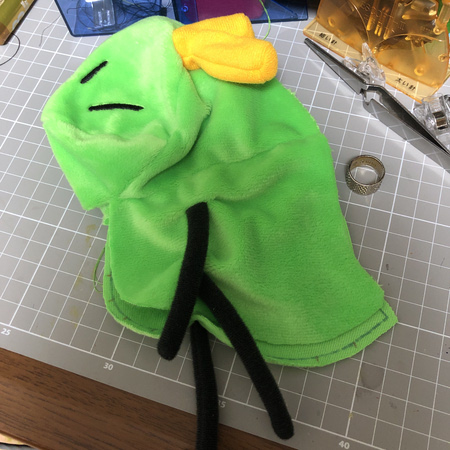 ピーシング針を使うターンが見える